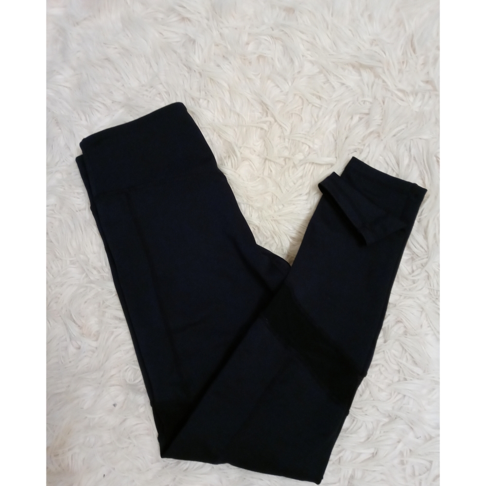 Workout Empire Black Mesh Leggings sz M